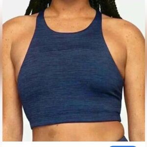 Outdoor Voices Blue Racerback Sports Bra